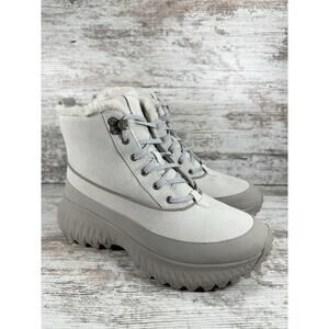 Women's Cole Haan 5.Zerogrand Flurry Hiker Gray Waterproof Winter Boots Sz 8.5B